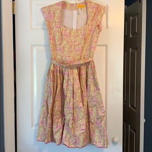 Bernie Dexter Rose dress in Eiffel Tower size SM